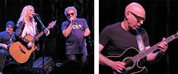 Acoustic-for-a-Cure Band closeup Jason, Nancy and Sammy, and closeup Joe